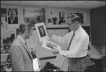 Ollie Atkins in the White House photo office - NARA - 194647.tif