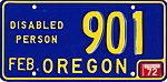 Номерной знак инвалида штата Орегон.jpg