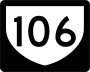Highway 106 marker