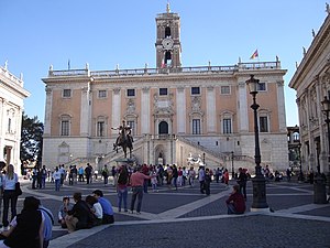 Palazzo dei Senatori in the Piazza del Campidoglio