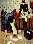 Paul Signac: Deux stylistes, rue du Caire, 1885-86