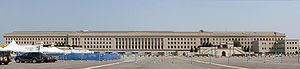 The Pentagon from the south parking lot, with ...