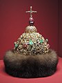 Cara Pētera I Romanova kronēšanas cepure (Шапка алмазная, 1687)