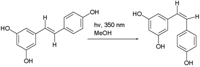 Resveratrol photoisomerization