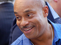 Rocky Carroll á verðlaunaafhendingu Hollywood Walk of Fame 2012