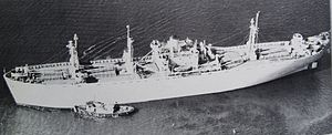 SS A. J. Cassatt on delivery from Bethlehem-Fairfield in August 1944.