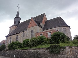 The church in Sains-du-Nord