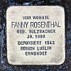 Stolperstein Musikantenweg 21 Rosenthal Fanny