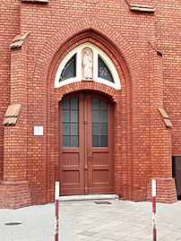 Detail of the main door