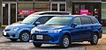 （左）2013年8月追加販売型 HYBRID （右）2015年3月改良型 X 4WD