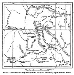 USGS map of Sunflower Mining District (1915)