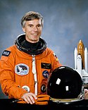 Ulf Merbold as crew member of STS-42