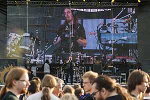 Zespół Soilwork podczas festiwalu Ursynalia 2013