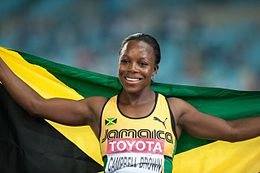 Veronica Campbell Daegun MM-kilpailuissa 2011.