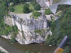 Le château de Walzin, en 2006.