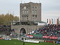 Einzeldenkmale in o. g. Sachgesamtheit: Stadionturm und zwei Eingangsgebäude (Mannschaftsgebäude und Gaststätte)