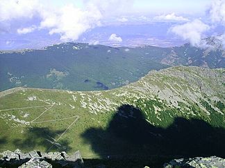 Blick nach Osten in die pelagonische Ebene