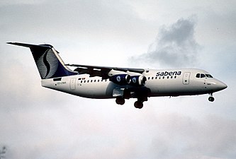 Sabena British Aerospace BAe 146 OO-DWA, Zürich 2001