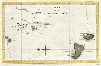 Cook's map of 1777 1777 Cook Map of the Friendly Islands or Tonga - Geographicus - FriendlyIsles-cook-1777.jpg