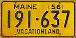 Номерной знак штата Мэн 1956 года.JPG