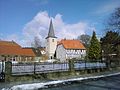 Pastorie en kerktoren van Barfelde