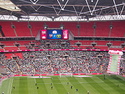 2013 Football League One play off final - Yeovil fans.jpg