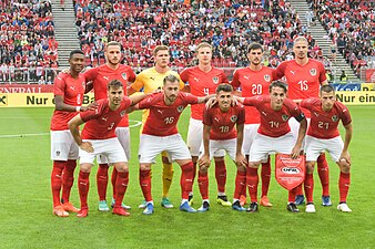 Het Oostenrijkse elftal