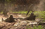 Soldiers from 5/7 RAR during an exercise in 2001