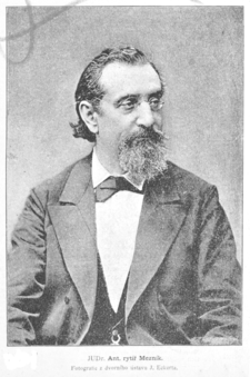 Antonín Mezník (foto Jindřich Eckert, 1884)