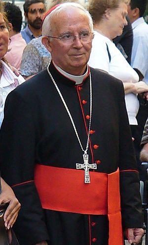 English: Antonio Cardinal Cañizares Llovera af...