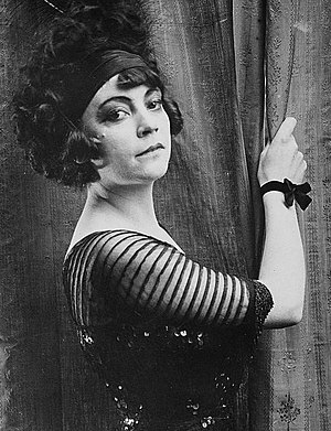 Silent movie star Asta Nielsen.