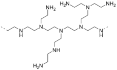 Linear polyethylenimine (PEI) fragment, derived from aziridine.