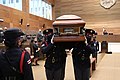 Capilla Ardiente y Guardia de Honor al féretro del diputado Peña por efectivos de la Guardia de Honor Presidencial.