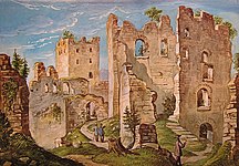Картина с изображением руин (Франц Курц[словен.], 1867)