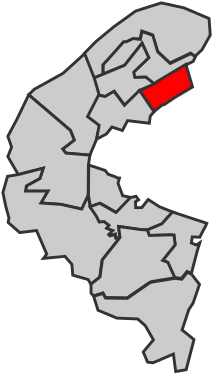 La cinquième circonscription en 1986.