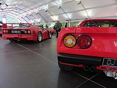 Ferrari F40 (1991) et Ferrari 288 GTO (1985)