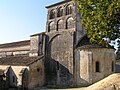 L'église depuis le bourg.