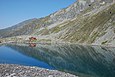 Der Dösener See, Blick auf das Arthur-von-Schmid-Haus