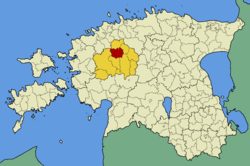 Rapla Parish within Rapla County.