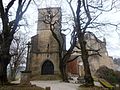 Façade de l'église Sainte-Madeleine (XVe s)