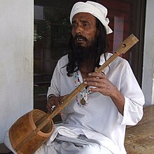 Baul tradition, a type of Sufism in Bangladesh, was included in the list of Masterpieces of the Oral and Intangible Heritage of Humanity by UNESCO Ektara player.jpg