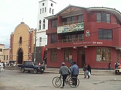 Church and central place in San Benito