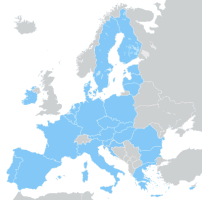 An animation of the enlargement of the European Union
