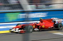 La Ferrari F10 d'Alonso à Valence