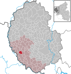 Poziția Geichlingen pe harta districtului Eifelkreis Bitburg-Prüm