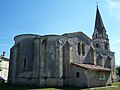 Le chevet de l'église Saint-Martin.