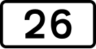 Route 26 shield}}