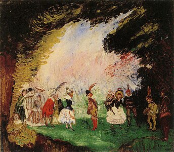 James Ensor, Le Jardin d'amour, 1888.