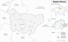 Regione Plessur – Localizzazione