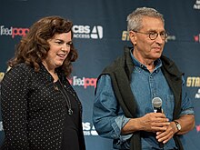 Бейер (слева) и Николас Мейер (справа) в Star Trek Mission New York (2016)